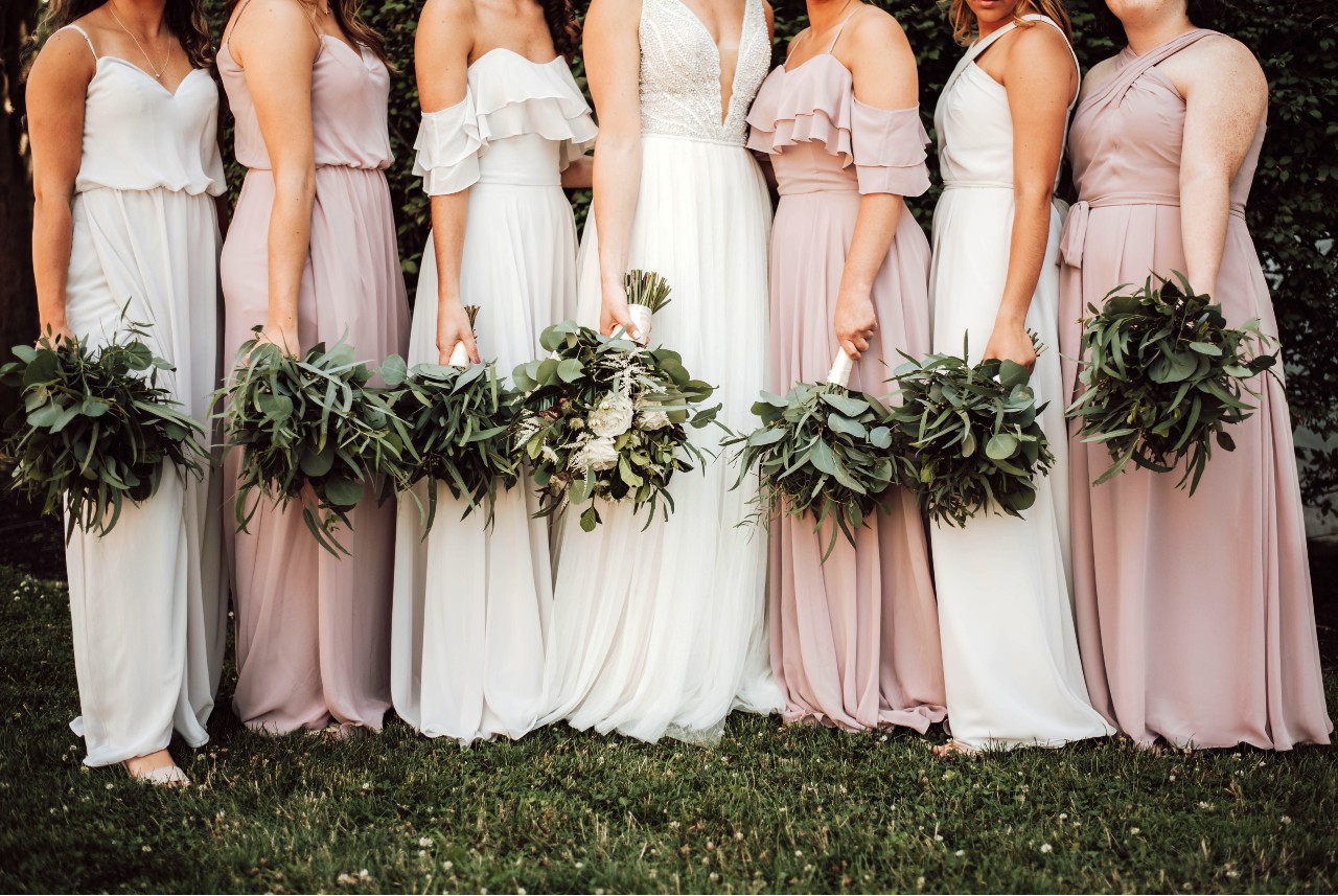 group of bridesmaids