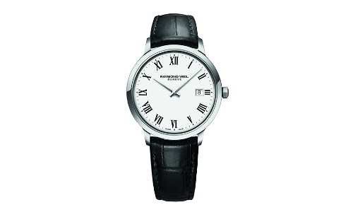 A simple monochromatic watch from Raymond Weil