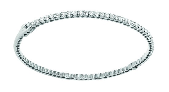 a white gold diamond tennis bracelet