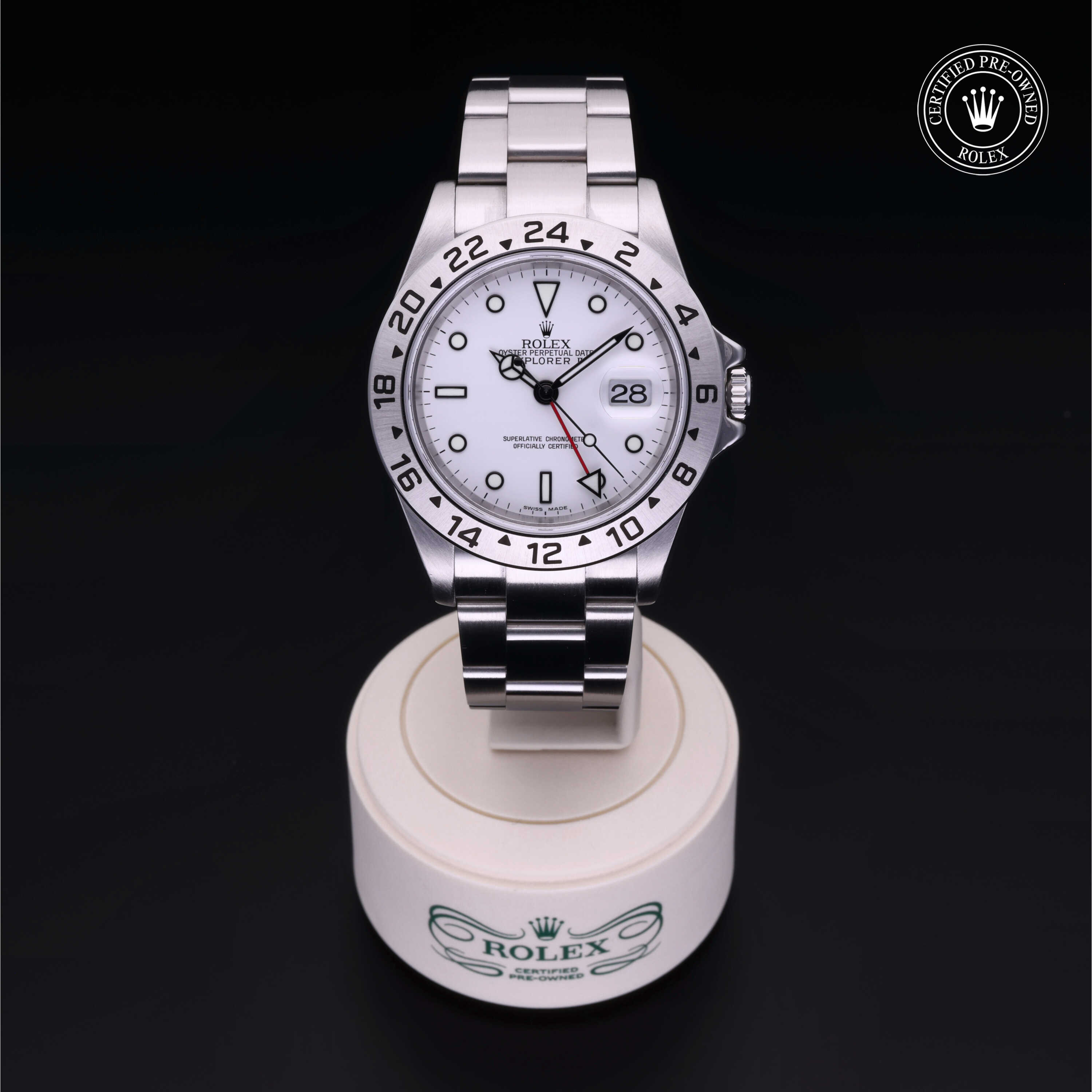 Rolex Explorer II in Steel M16570-0006 at Frank Adams Jewelers