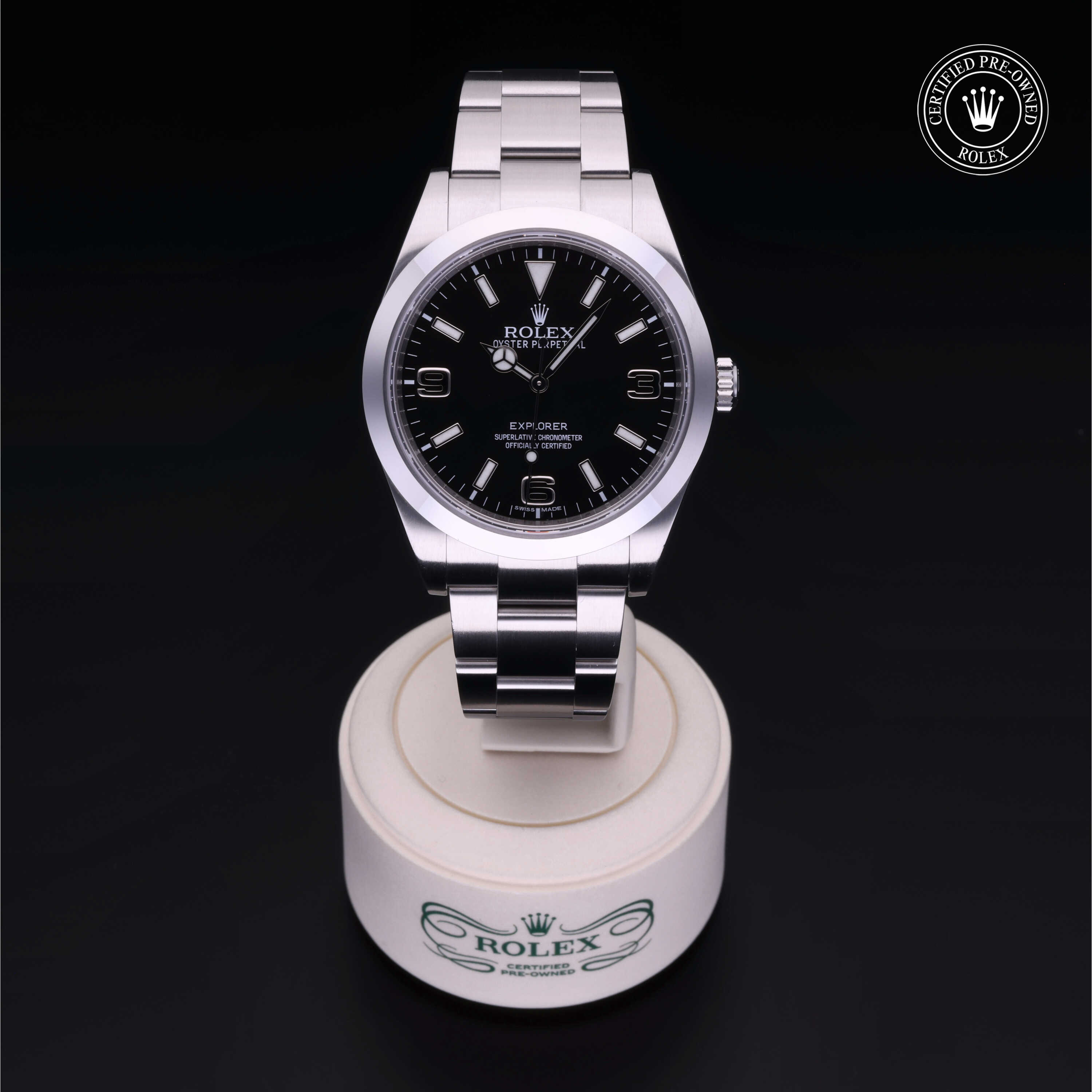 Rolex Explorer in Steel M214270-0001 at Frank Adams Jewelers