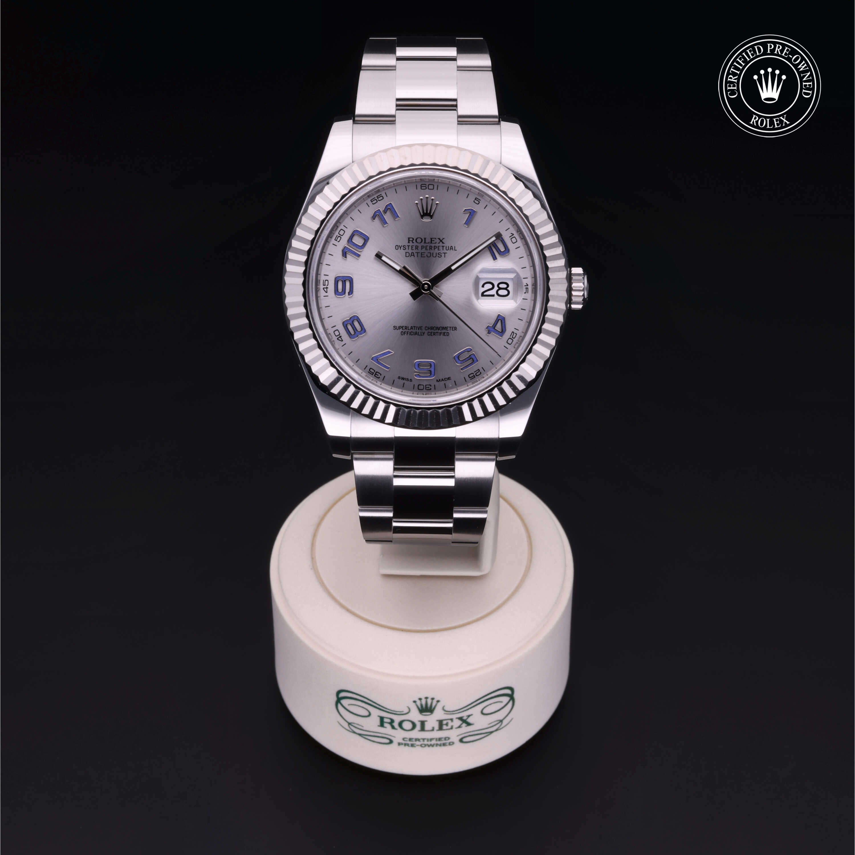 Rolex Datejust II in Rolesor 18 Carat White M116334-0001 at Frank Adams Jewelers