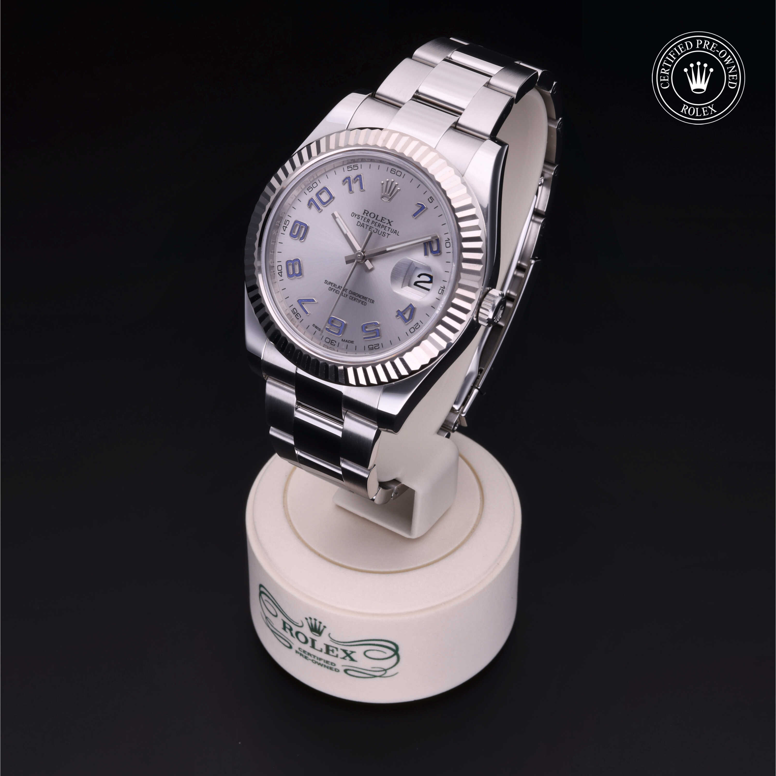 Rolex Datejust II in Rolesor 18 Carat White M116334-0001 at Frank Adams Jewelers