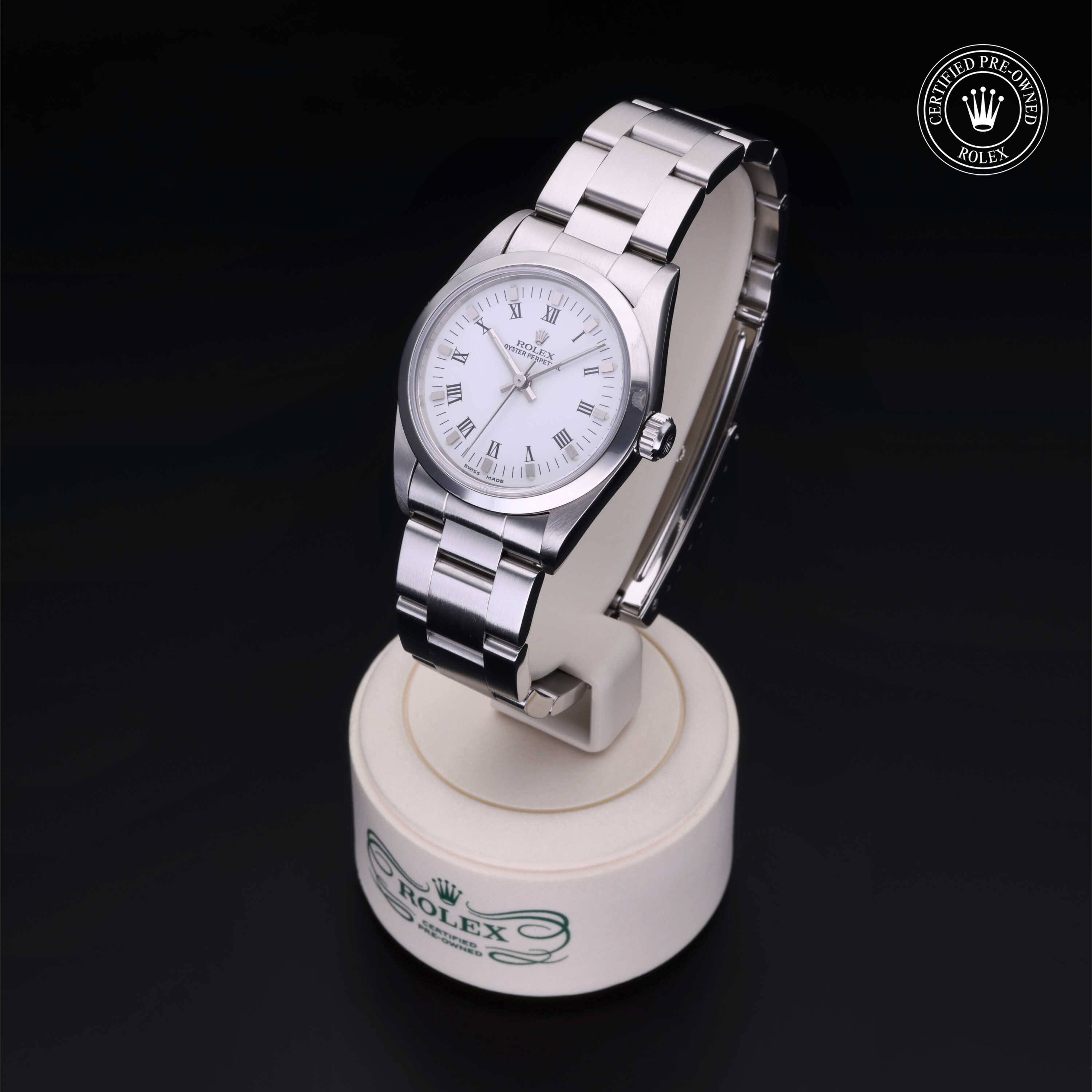 Rolex Oyster Perpetual in Steel M77080-0027 at Frank Adams Jewelers