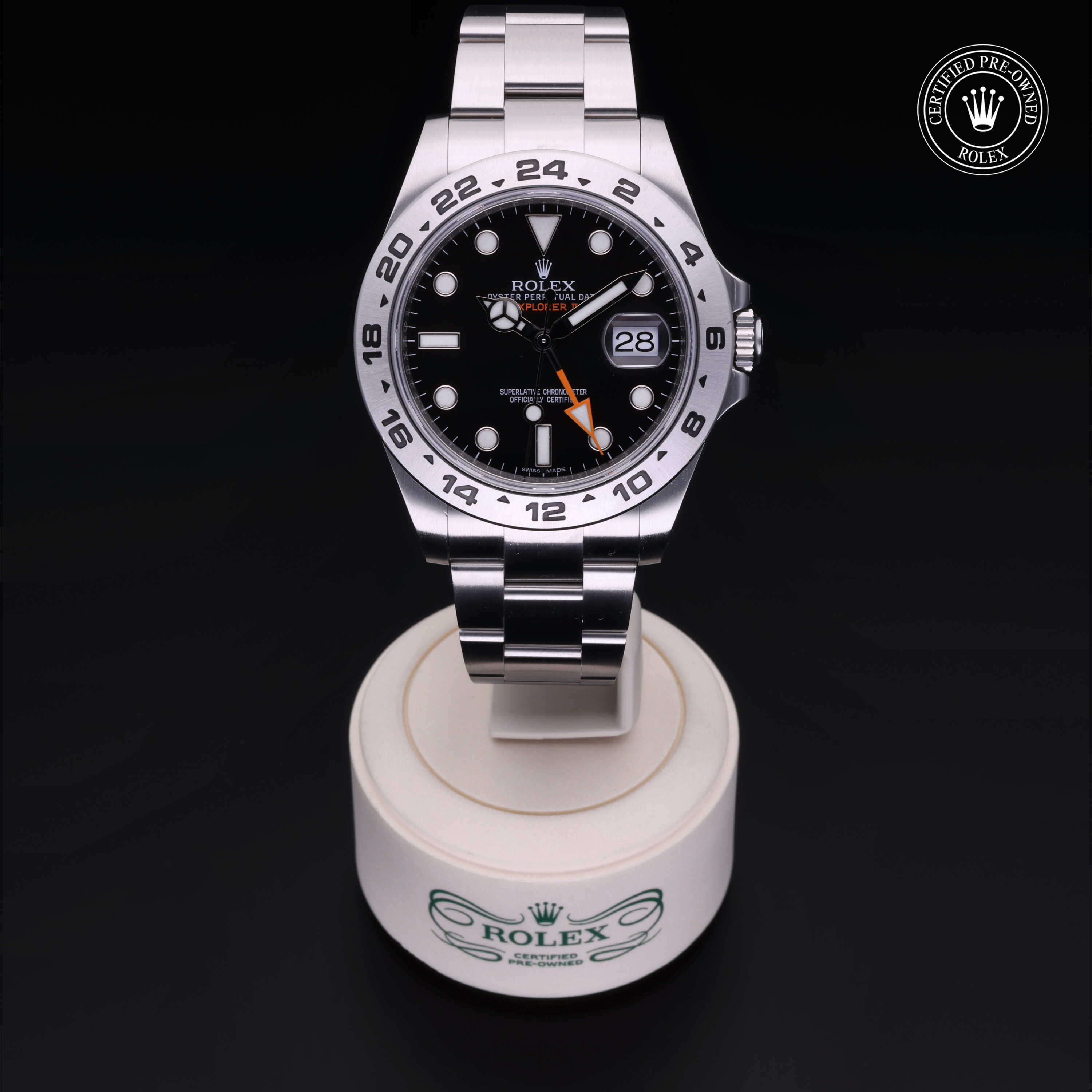 Rolex Explorer II in Steel M216570-0002 at Frank Adams Jewelers