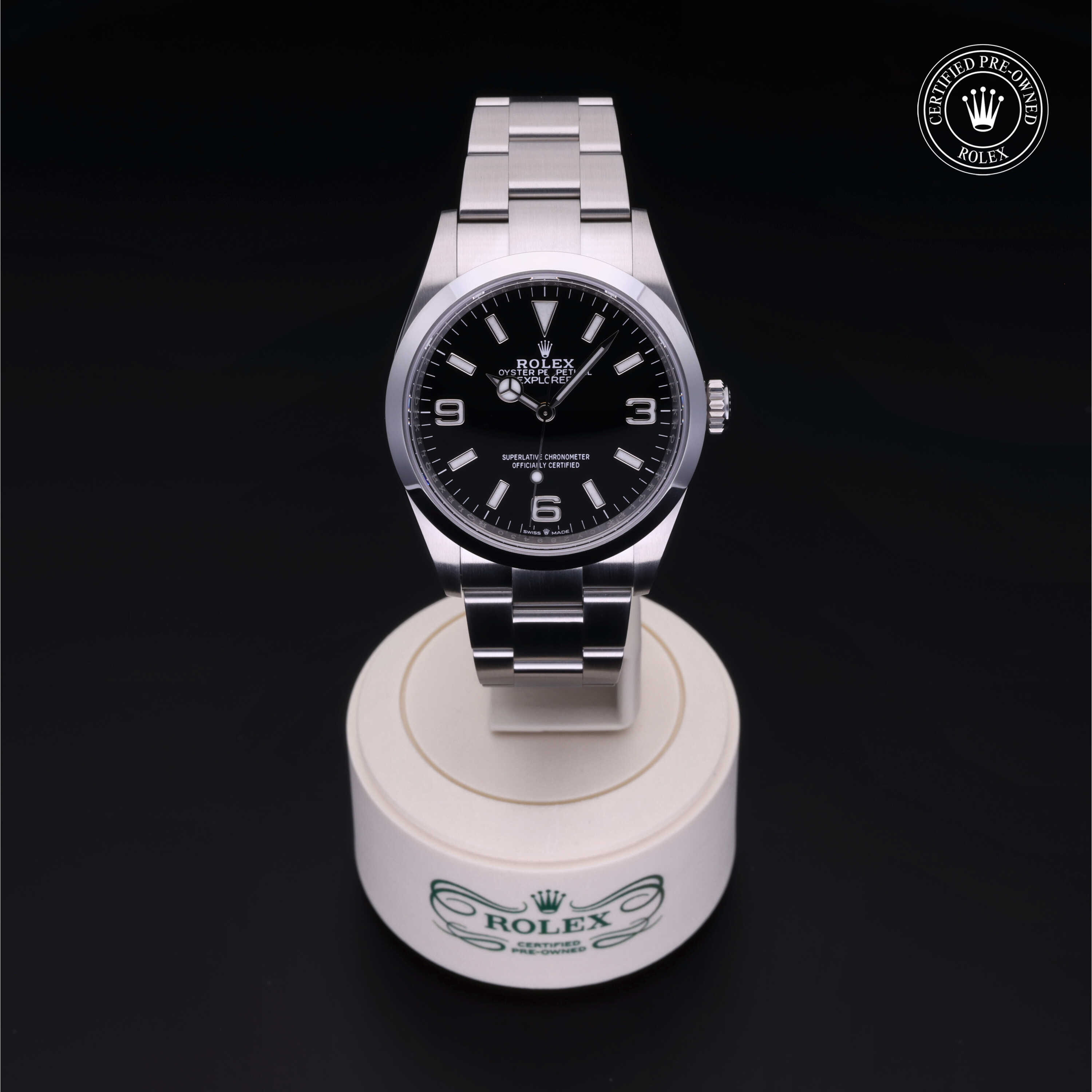 Rolex Explorer in Steel M124270-0001 at Frank Adams Jewelers