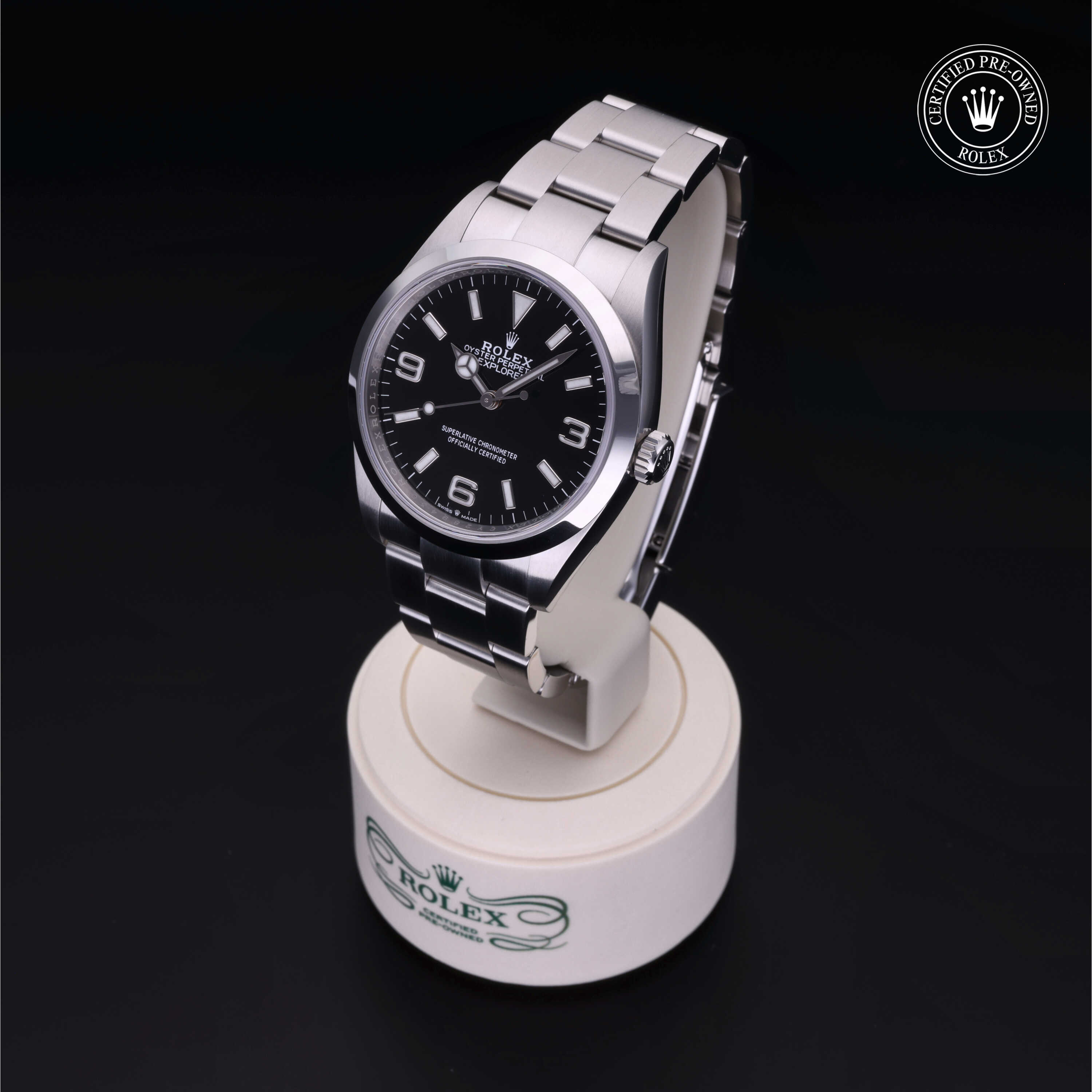 Rolex Explorer in Steel M124270-0001 at Frank Adams Jewelers