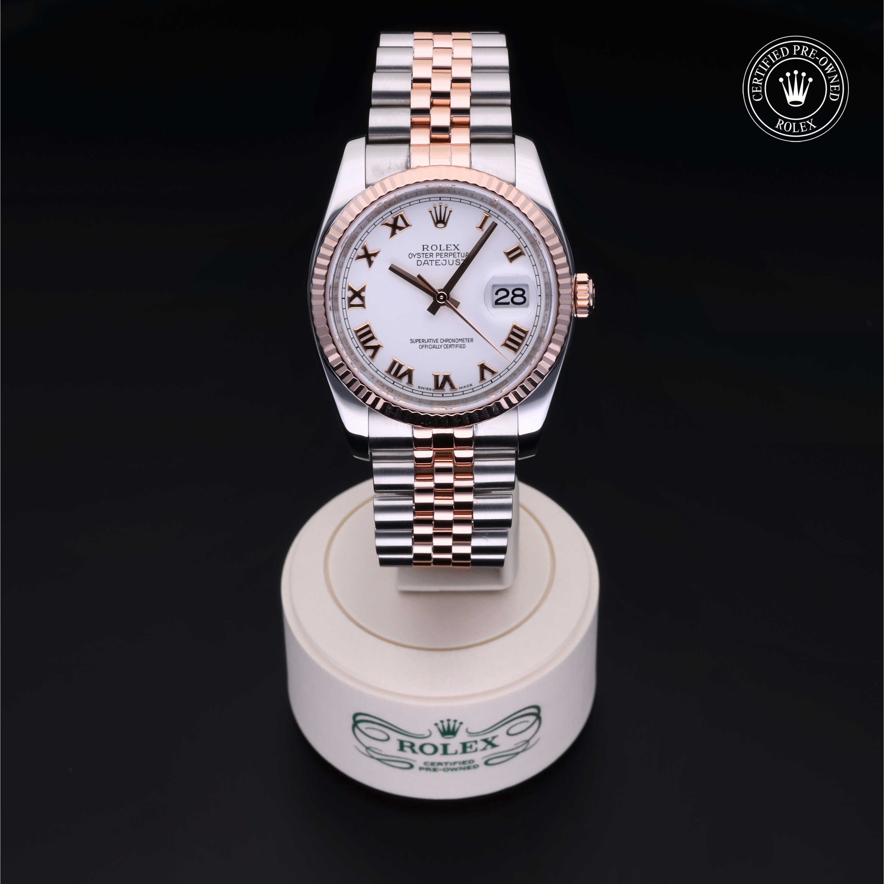 Rolex Datejust in Rolesor 18 Carat Red M116231-0003 at Frank Adams Jewelers