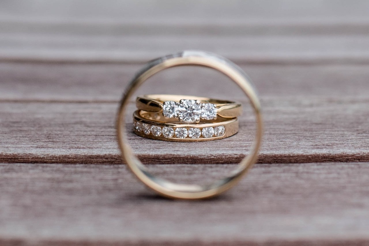 wedding ring stacks in albany